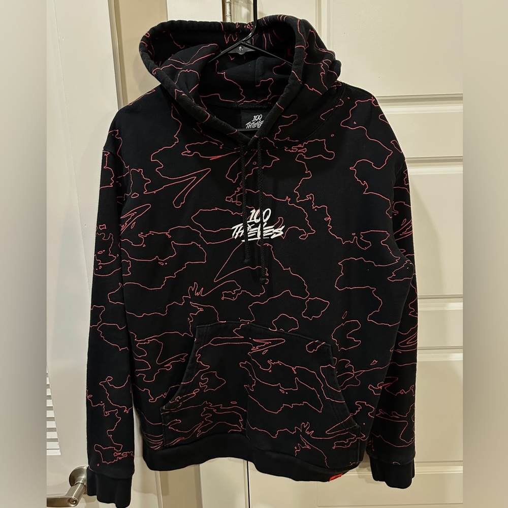 100 Thieves Geography Hoodie - SIZE Large